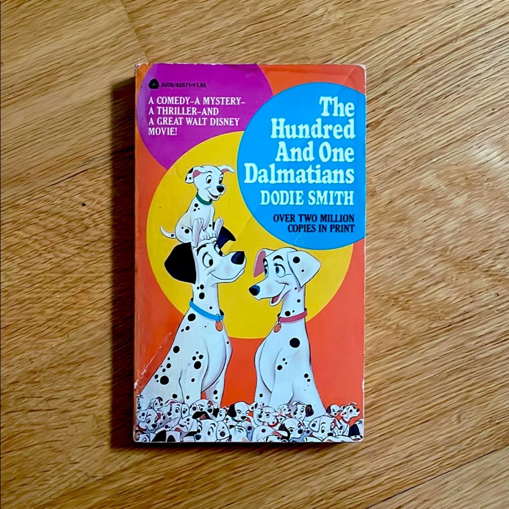 Vintage 70s A Hundred and One Dalmatians paperback book